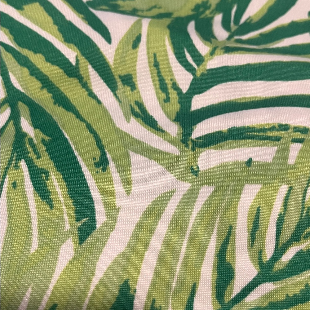 Royal Standard Women’s Green Leaf Print Lounge Shorts with Pink Drawstring